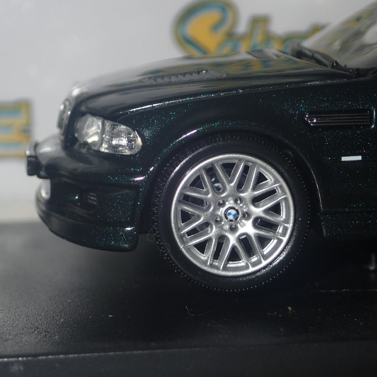 Kyosho 03531GL - 1/43 Scale BMW M3 GTR Street Version (Green) Scale Model Replica