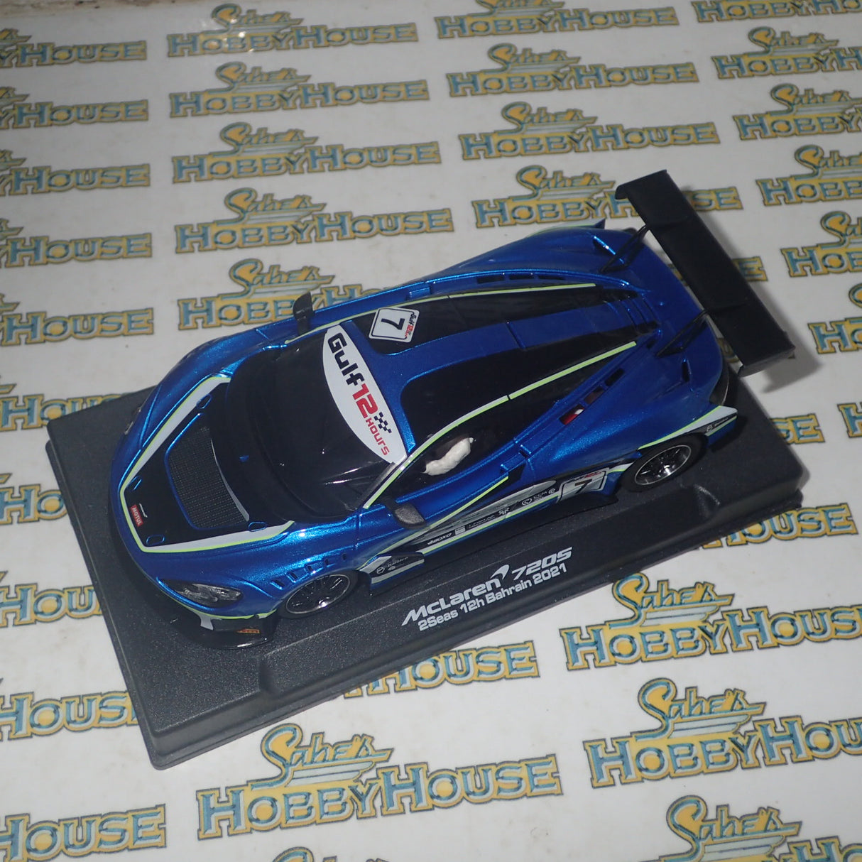 NSR SLOT CARS N0368SW - 1:32 SCALE MCLAREN 720S – 2SEAS #7 GULF 12 HOURS BAHRAIN 2021