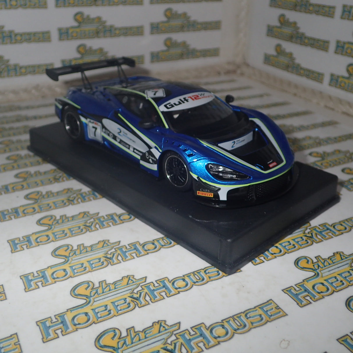 NSR SLOT CARS N0368SW - 1:32 SCALE MCLAREN 720S – 2SEAS #7 GULF 12 HOURS BAHRAIN 2021