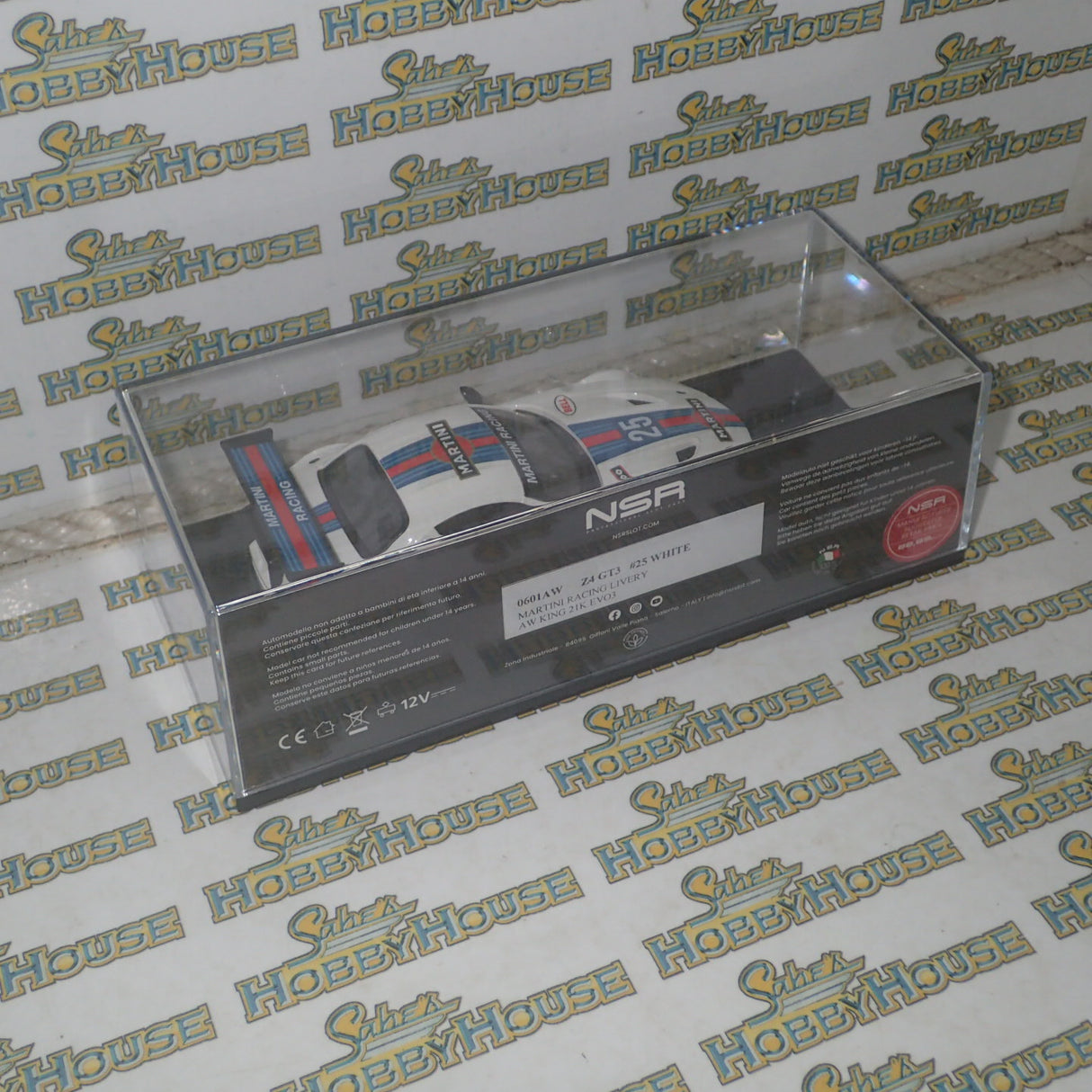 NSR 0601AW - 1:32 SCALE BMW Z4 GT3 Martini Racing Livery White n.25