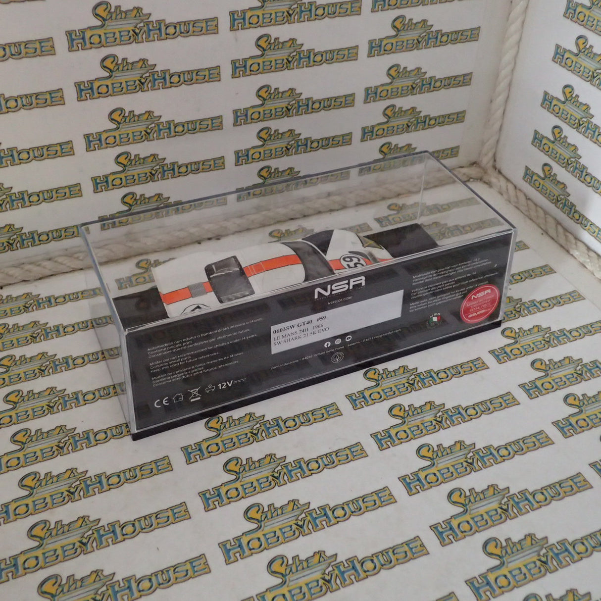 NSR 0603SW - 1:32 SCALE Ford GT40 MkI No.59, Le Mans 24h 1966, Peter Revson and Skip Scott