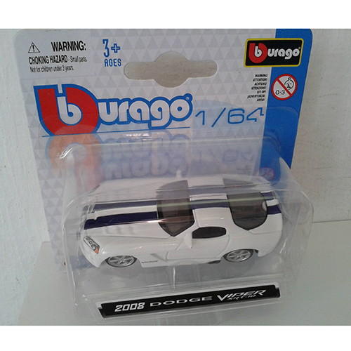 Bburago 18-59000 CV - 1:64 Diecast - 2008 Dodge Viper SRT-10