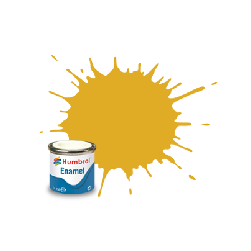 Humbrol - #16 Gold Metallic Enamel 14ml Paint Pot