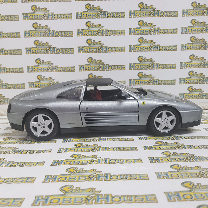 Bburago - 1/18 Scale - Ferrari 348ts in Grey Diecast Scale Model Replica