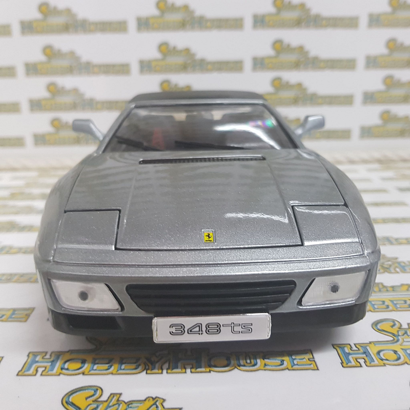 Bburago - 1/18 Scale - Ferrari 348ts in Grey Diecast Scale Model Replica