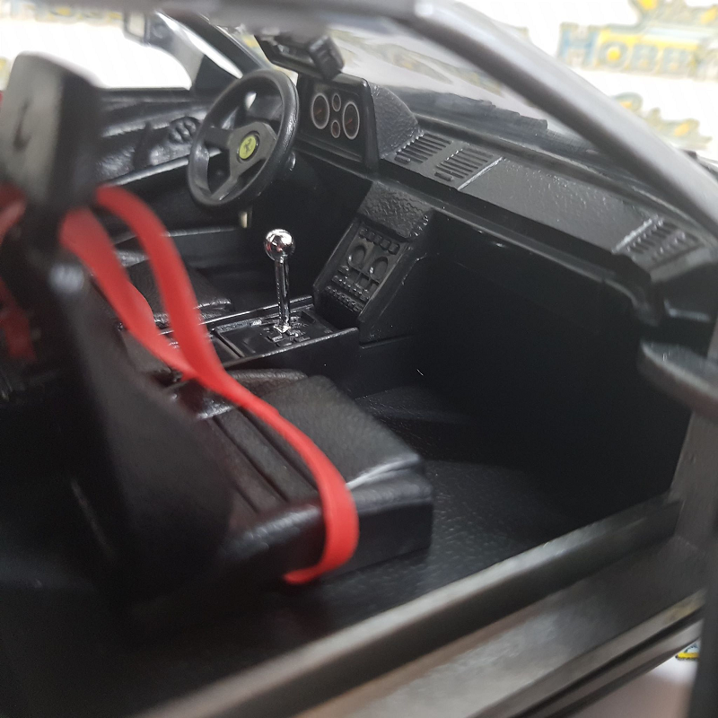 Bburago - 1/18 Scale - Ferrari 348ts in Grey Diecast Scale Model Replica