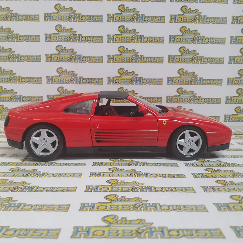 Burago - 1/18 Scale - Ferrari 348ts in Red Diecast Scale Model Replica
