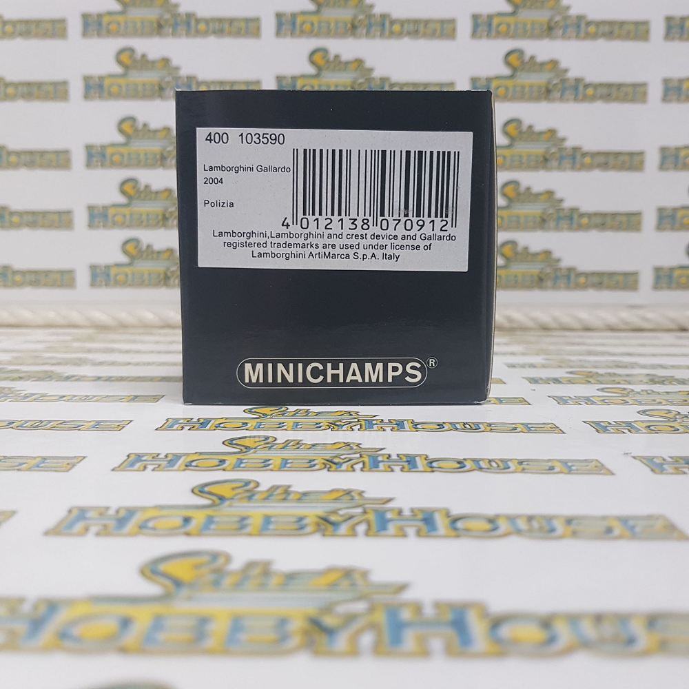 Minichamps 400 103590 - 1/43 Scale Lamborghini Gallardo 2004 Polizia Diecast Scale Model Replica