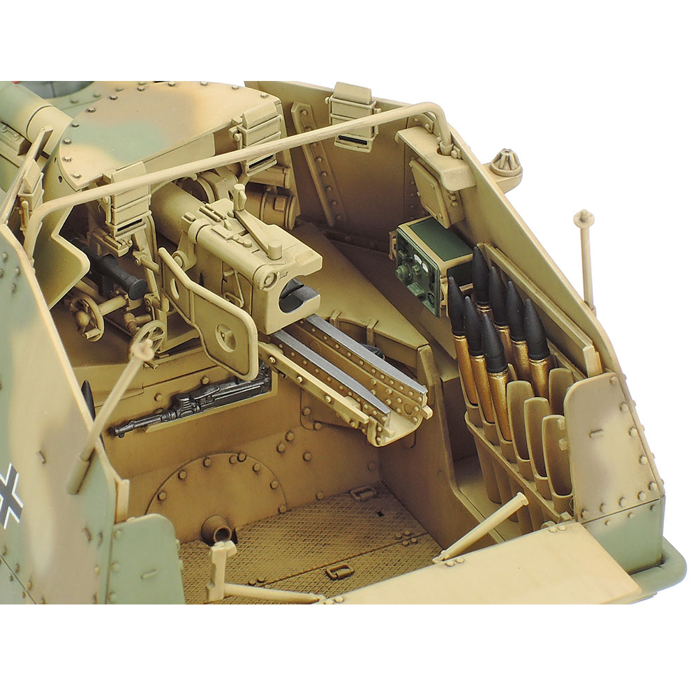 Tamiya - 1/35 Scale - German Tank Destroyer Marder III M Normandy Front (Includes 5 Figures and 2 Kinds of Markings) Plastic Model Kit