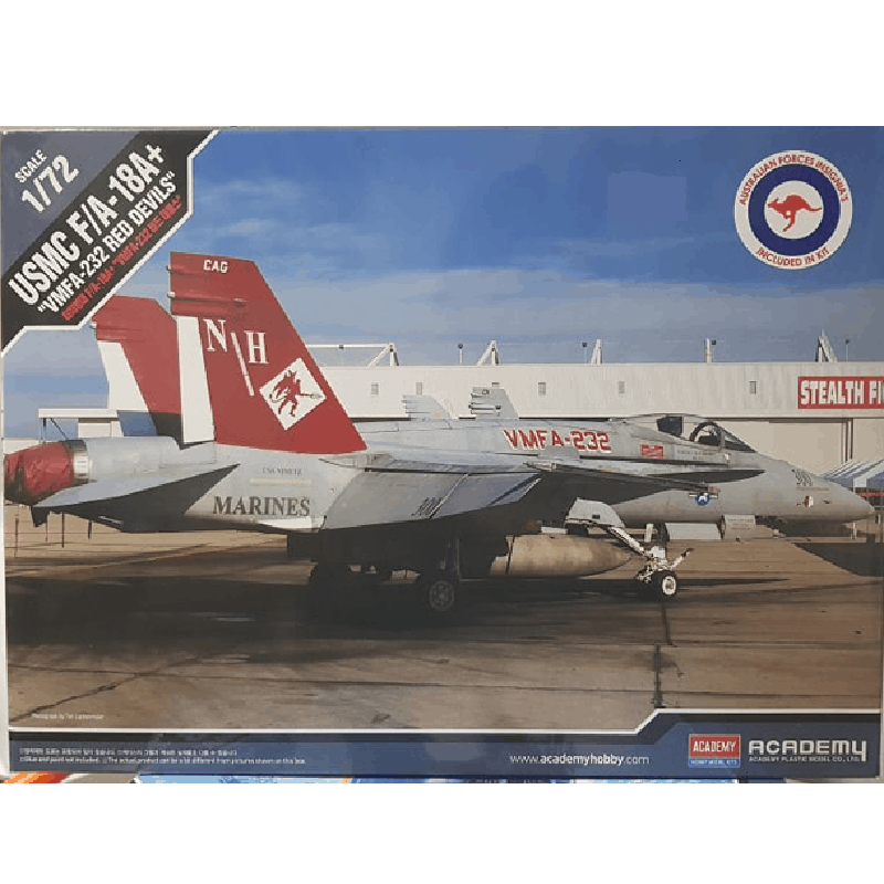 Academy - 1/72 Scale - USMC F/A-18A+ "VMFA-232 Red Devils" Plastic Model Kit