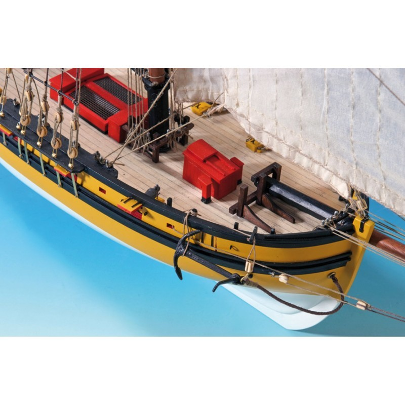 Artesania Latina ART-22401 - 1/50 Scale Le Renard Corsair Cutter Wooden Model Kit