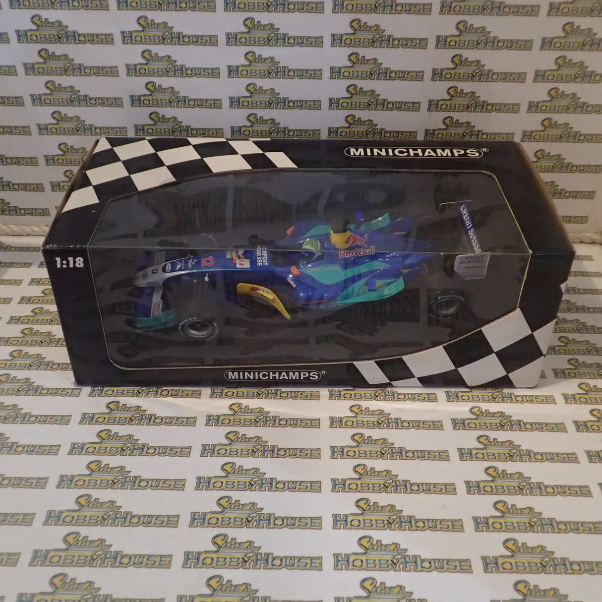 MINICHAMPS 100 040012 1/18 SCALE SAUBER PETRONAS C23 F.MASSA 2004