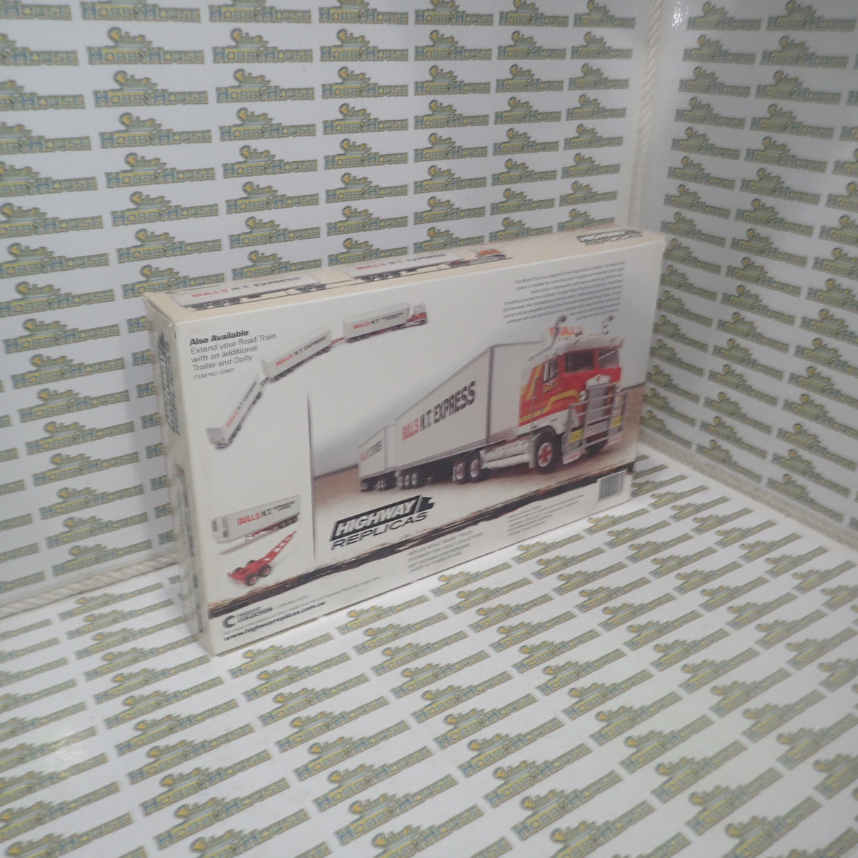 Highway Replicas 12013 - 1/64 Scale - Freight Road Train in "Bull's N.T." Livery Diecast Scale Model Replica