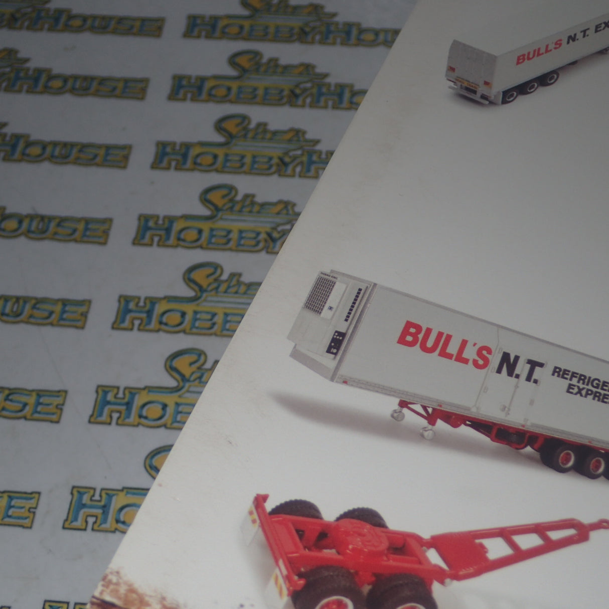 Highway Replicas 12013 - 1/64 Scale - Freight Road Train in "Bull's N.T." Livery Diecast Scale Model Replica