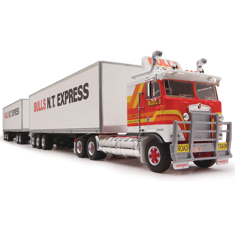 Highway Replicas 12013 - 1/64 Scale - Freight Road Train in "Bull's N.T." Livery Diecast Scale Model Replica