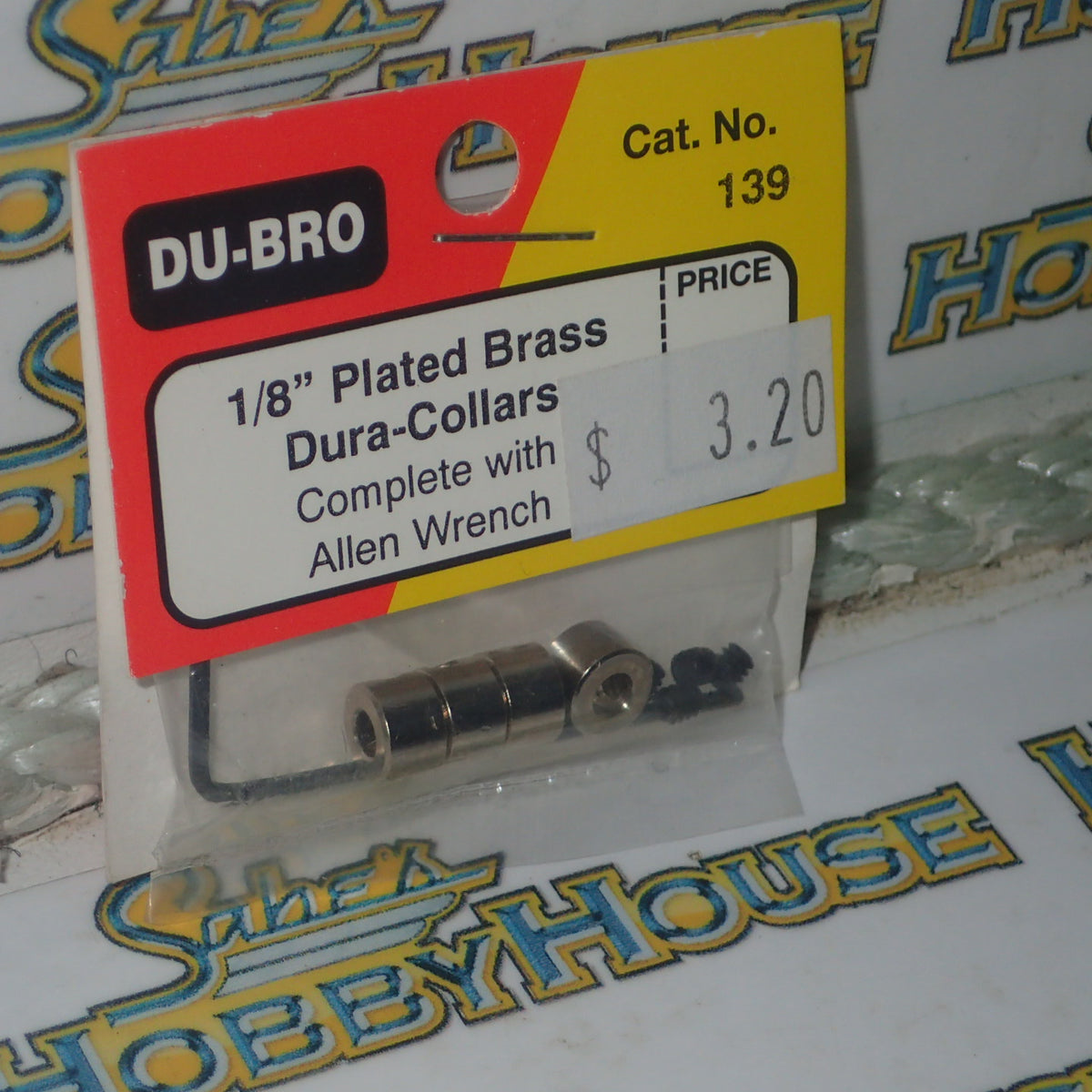 Du-bro 139 - 1/8" Plated Brass Dura-Collars