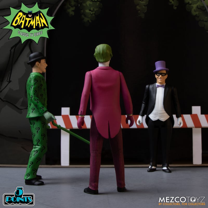 Mezco Toyz 17050 - Batman (1966): Deluxe Boxed Set