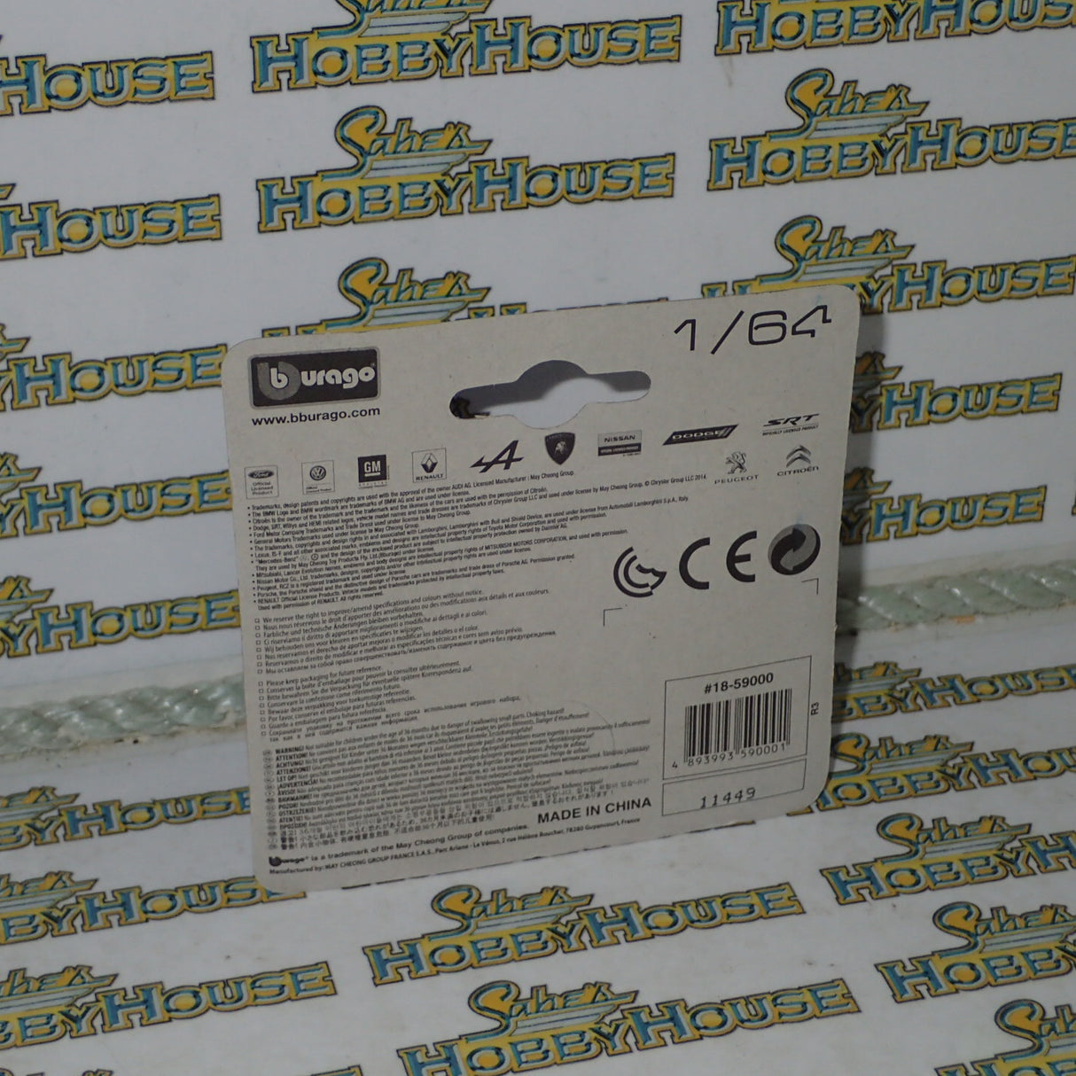 Bburago 18-59000 CS - 1:64 Diecast - 2014 Corvette Stingray