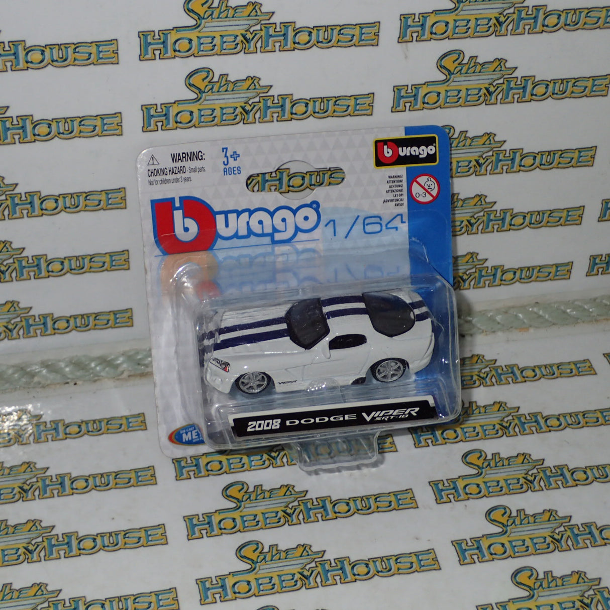 Bburago 18-59000 CV - 1:64 Diecast - 2008 Dodge Viper SRT-10