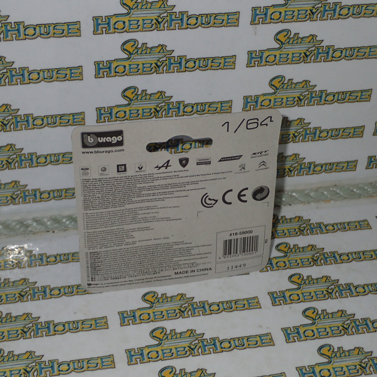 Bburago 18-59000 CV - 1:64 Diecast - 2008 Dodge Viper SRT-10