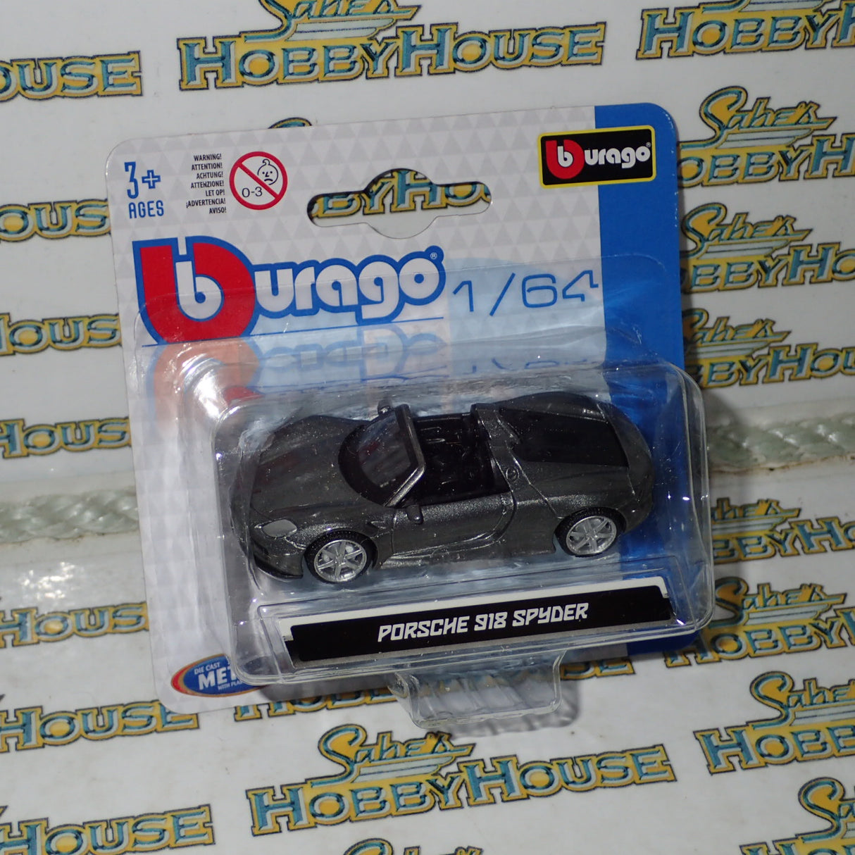 Bburago 18-59000 - 1:64 Diecast - Porsche 918 Spyder