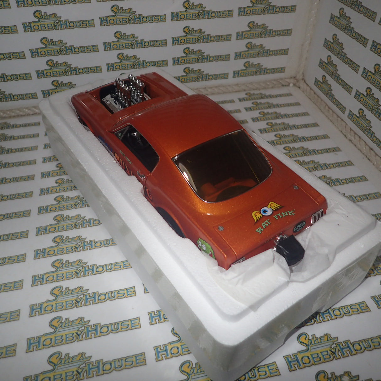 ACME A1801860 - 1/18 Scale 1965 FORD MUSTANG A/FX RAT FINK'S MIGHTY MUSTANG