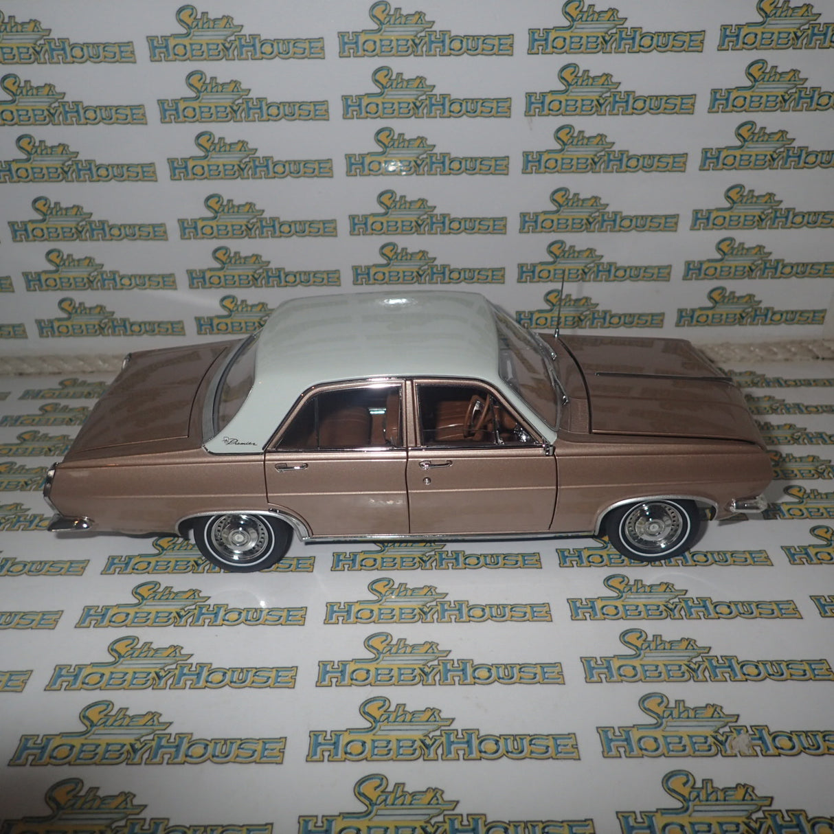 Classic Carlectables - 1/18 Scale - 18605 Holden HR Premier in Landale Gold Metallic Diecast Scale Model Replica
