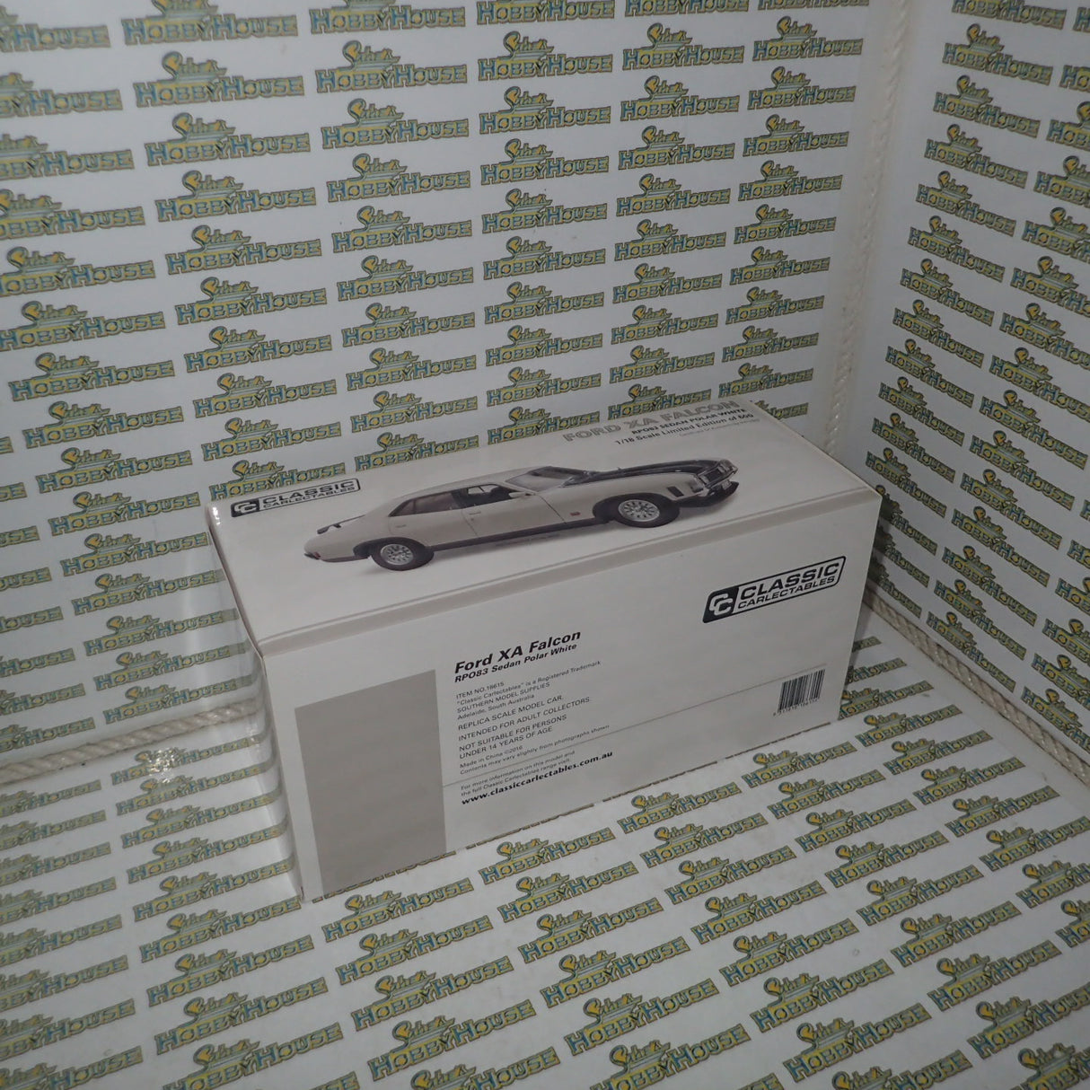 Classic Carlectables 18615 - 1/18 Scale Ford XA Falcon RPO83 Sedan Polar White Diecast Model Replica