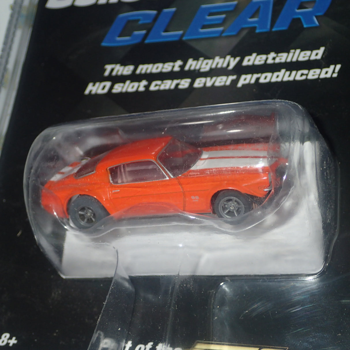 AFX 22027 – 1/64 Scale Camaro CLEAR – SS396 – Orange