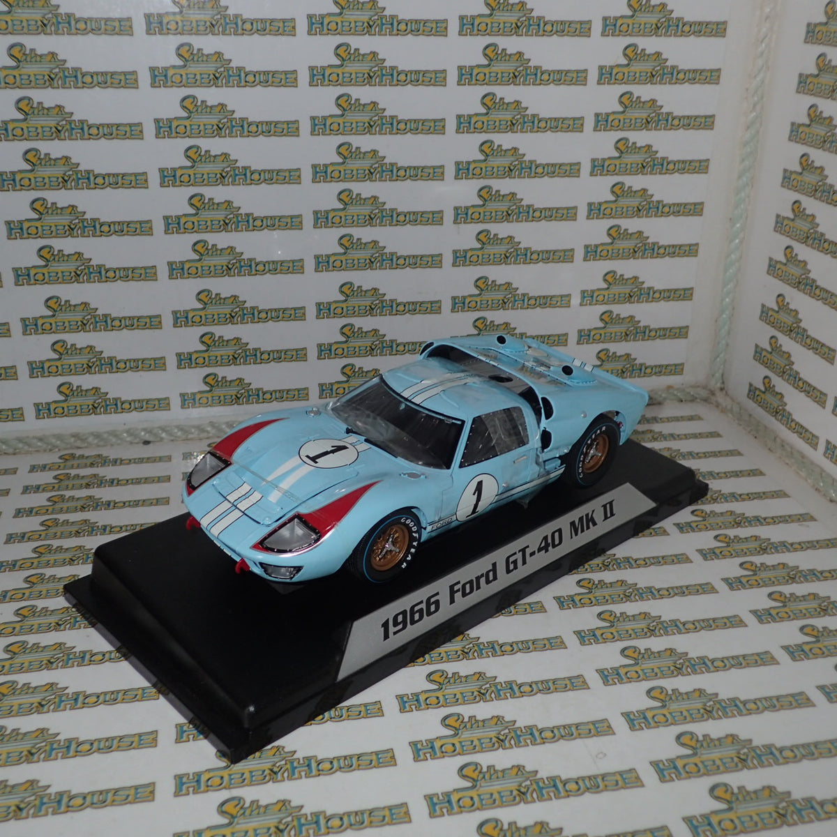 Shelby Collectibles 223168 - Set of 3 1/18 Scale Exclusive 50th Anniversary Edition of Ford's 1-2-3 Finish at the 1966 24 Hours of Le Mans.