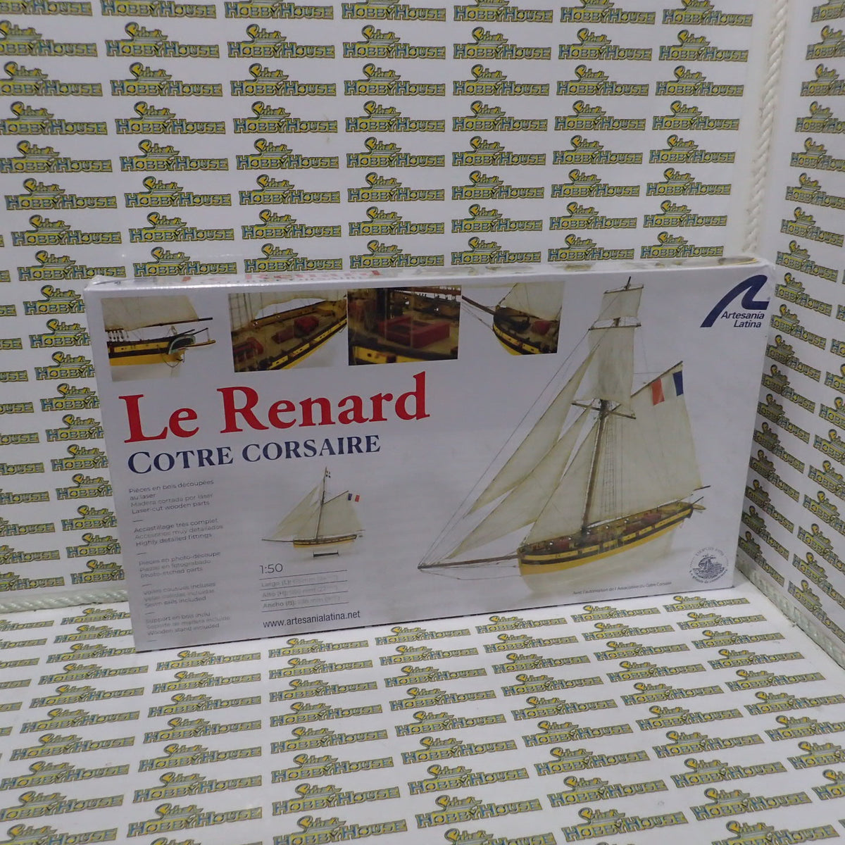 Artesania Latina ART-22401 - 1/50 Scale Le Renard Corsair Cutter Wooden Model Kit