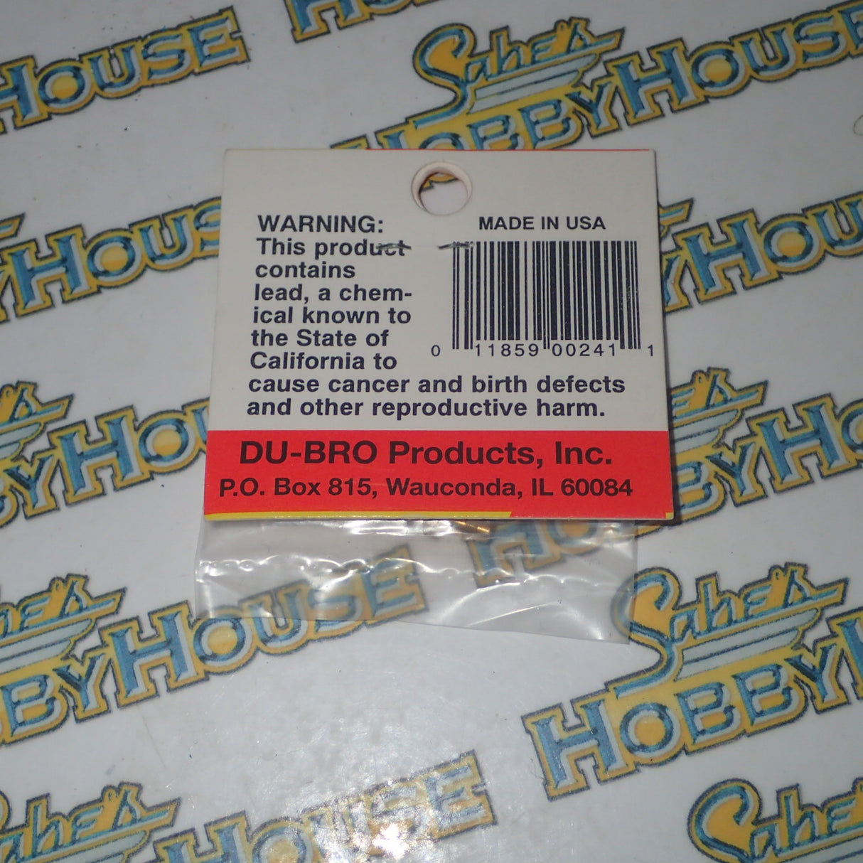 DU-BRO 00241 - Bolt-On Pressure Fitting
