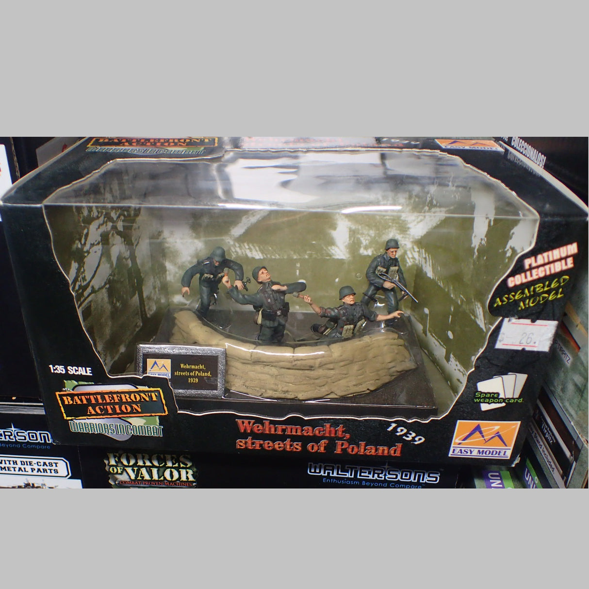 Easy Model - 33603 Battlefront Action Warriors in Combat Series - 1/35 Scale - Wehrmacht, streets of Poland Assembled Model Figures