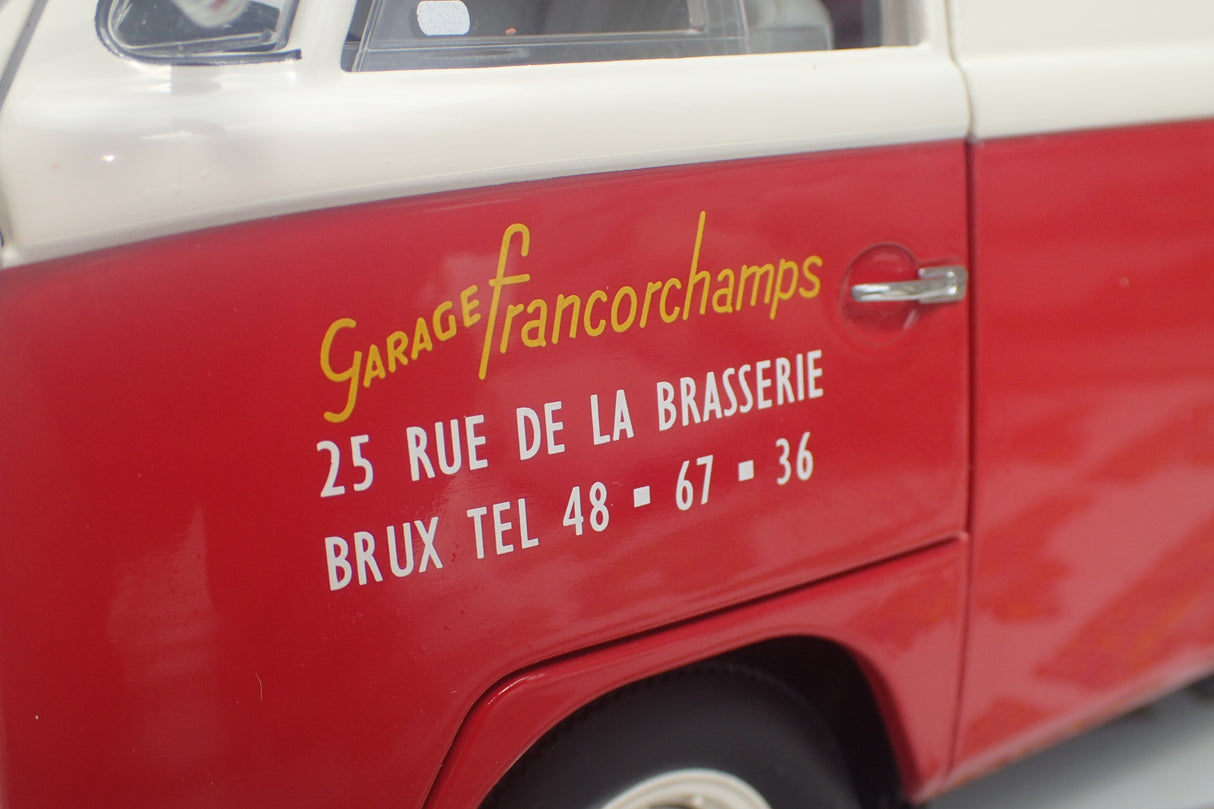 Schuco 45 003 6700 - 1/18 Scale Volkswagen T1 Transporter "Ferrari" Diecast Model Replica