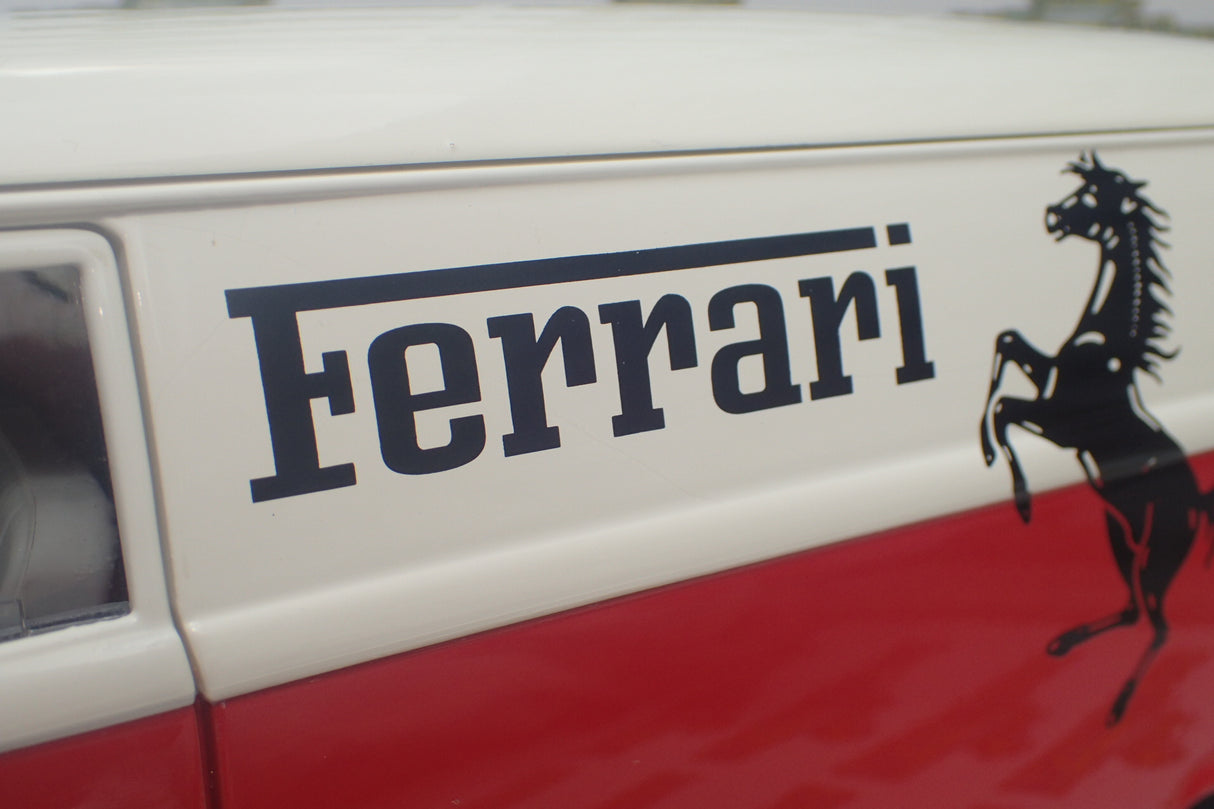 Schuco 45 003 6700 - 1/18 Scale Volkswagen T1 Transporter "Ferrari" Diecast Model Replica