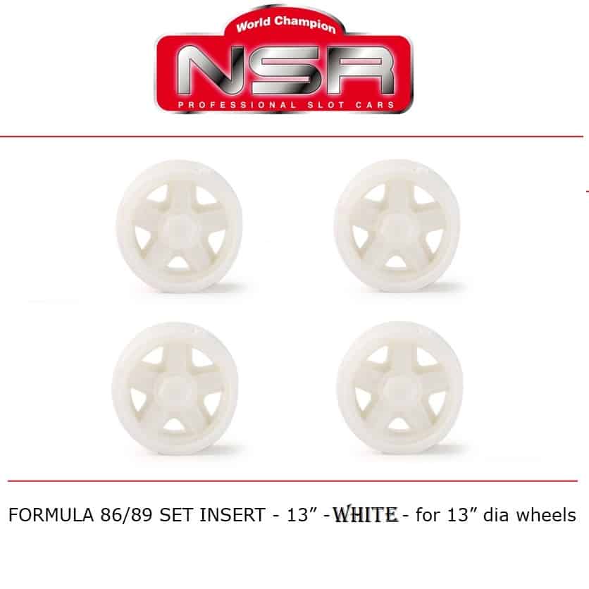 NSR Set insert Formula 86/89 - For Ø 13 wheels (4 PCS)
