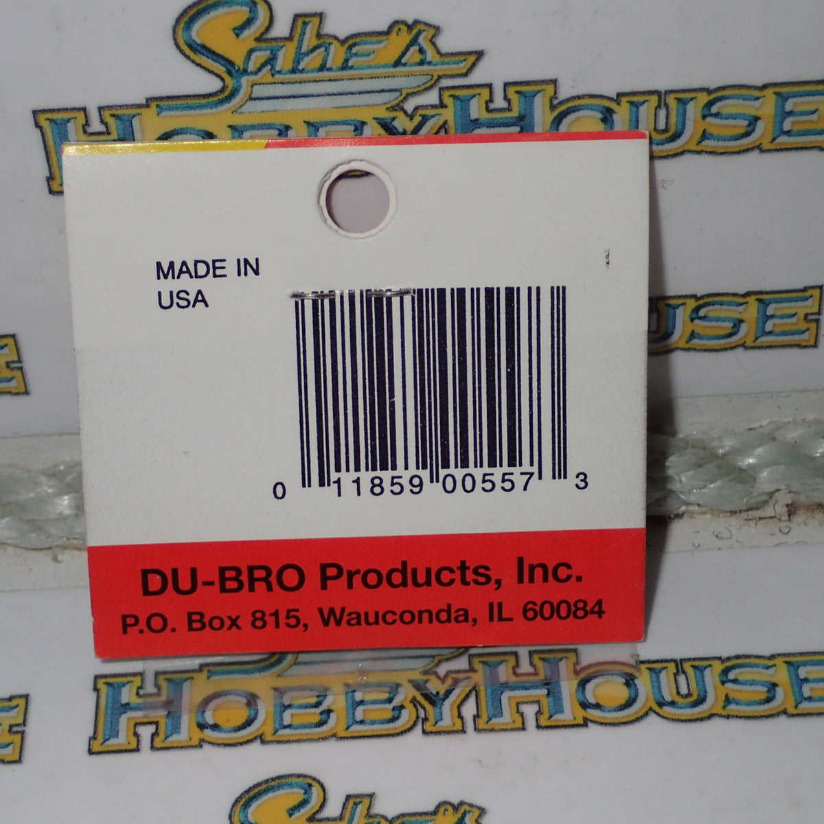 Dubro 557 - 3/32" E/Z Adjust Horn Bracket for 4-40 Thread