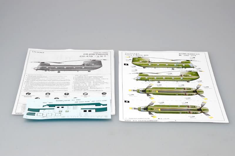 Trumpeter 01622 - 1/72 Scale CH-47D "CHINOOK" Plastic Model Kit