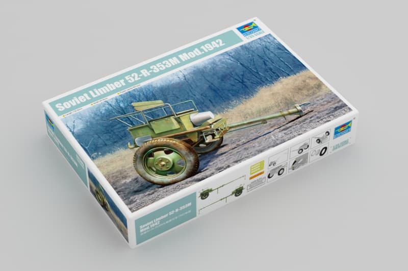 Trumpeter - 1/72 Scale - 02345 Soviet Limber 52-R-353M Mod.1942 Plastic Model Kit
