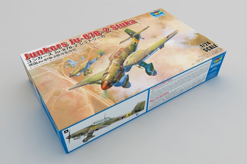 Trumpeter 02421 - 1:24 Scale - Junkers Ju-87B-2 Stuka Plastic Model Kit