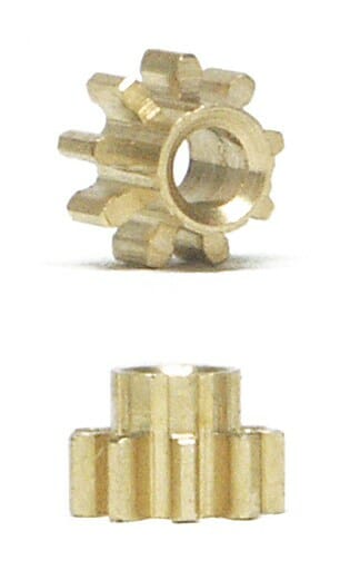 NSR INLINE 9t PINION EXTRALIGHT 5.5MM DIA (2 PCS)