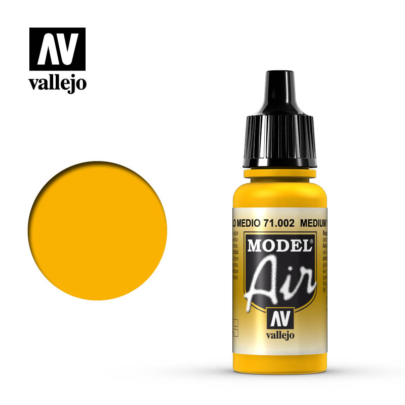 AV VALEJO 71.002 - Model Air 17ml Medium Yellow