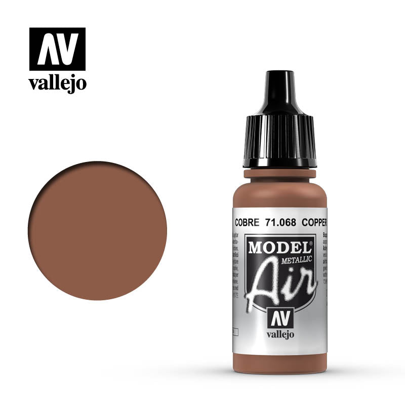 AV VALEJO 71.068 - Model Air 17ml Copper (Metallic)