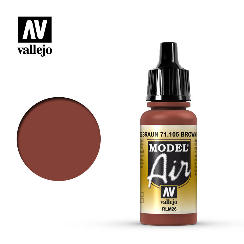AV VALEJO 71.105 - Model Air 17ml Brown RLM26