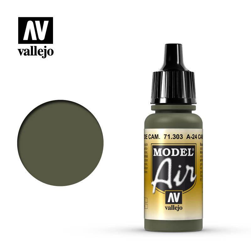 AV VALEJO 71.303 - Model Air 17ml A-24M Camouflage Green