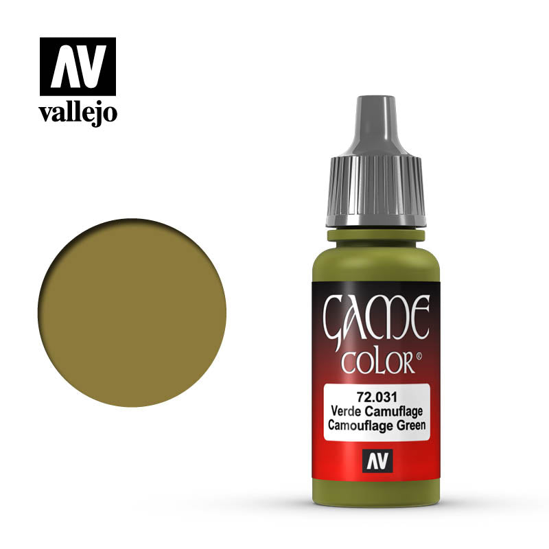 AV VALEJO 72.031 - 17ml Camouflage Green Game Colour