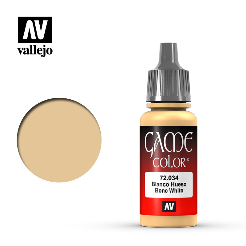 AV VALEJO 72.034 - 17ml Bone White Game Colour