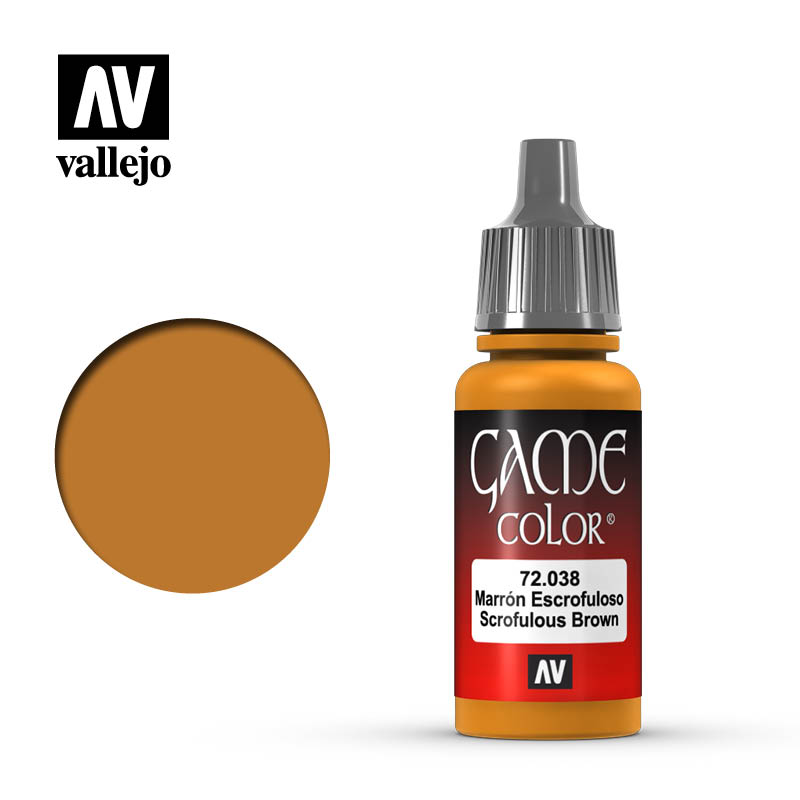 AV VALEJO 72.039 - 17ml Plague Brown Game Colour