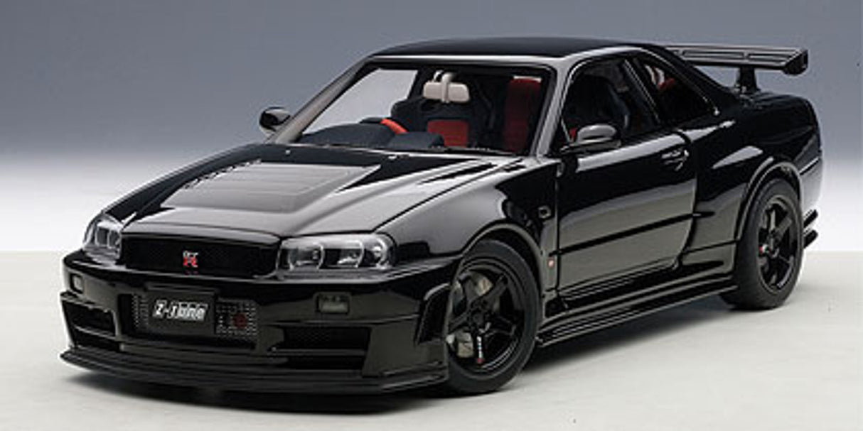 AutoArt 77355 - 1/18 Scale NISSAN NISMO R34 GT-R GTR Z-TUNE (BLACK) Diecast Car Model