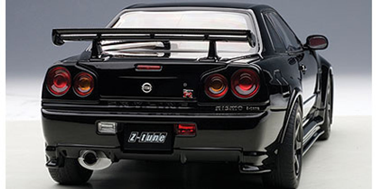 AutoArt 77355 - 1/18 Scale NISSAN NISMO R34 GT-R GTR Z-TUNE (BLACK) Diecast Car Model
